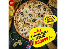 Day Night Pizza! Enjoy 60% Discount On Deal 5 For Rs.1099/-